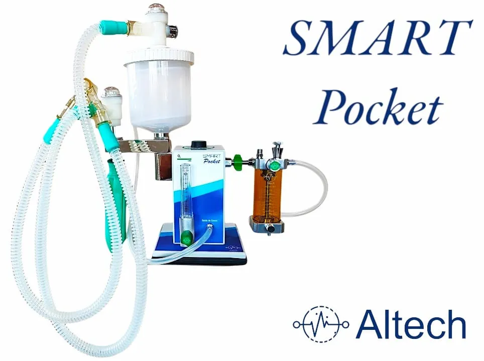 Aparelho De Anestesia Smart Pocket Com Vaporizador Universal